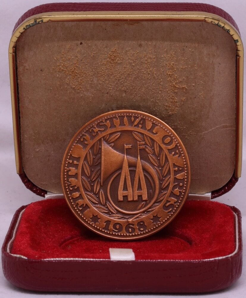 City of Adelaide Bronze Medallion 1968 Festival of Arts 1968/7 Uncirculated