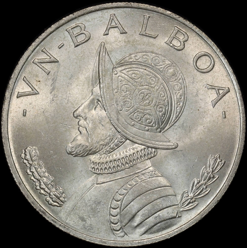 Panama 1966 Silver Balboa KM# 27 Uncirculated product image