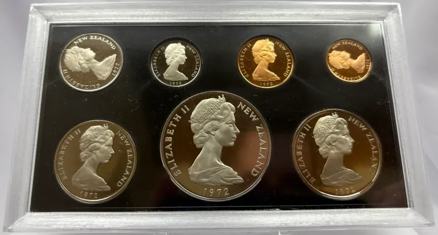 New Zealand 1972 Proof Coin Set product image