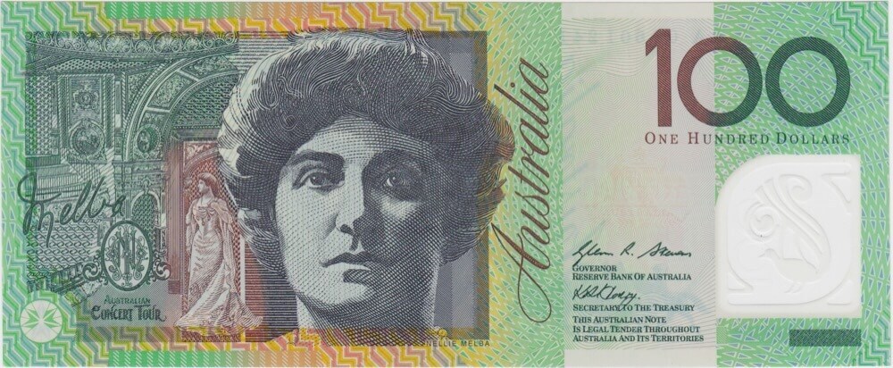 2008 $100 Note MacFarlane/Evans AA08 First Prefix R621aF Uncirculated