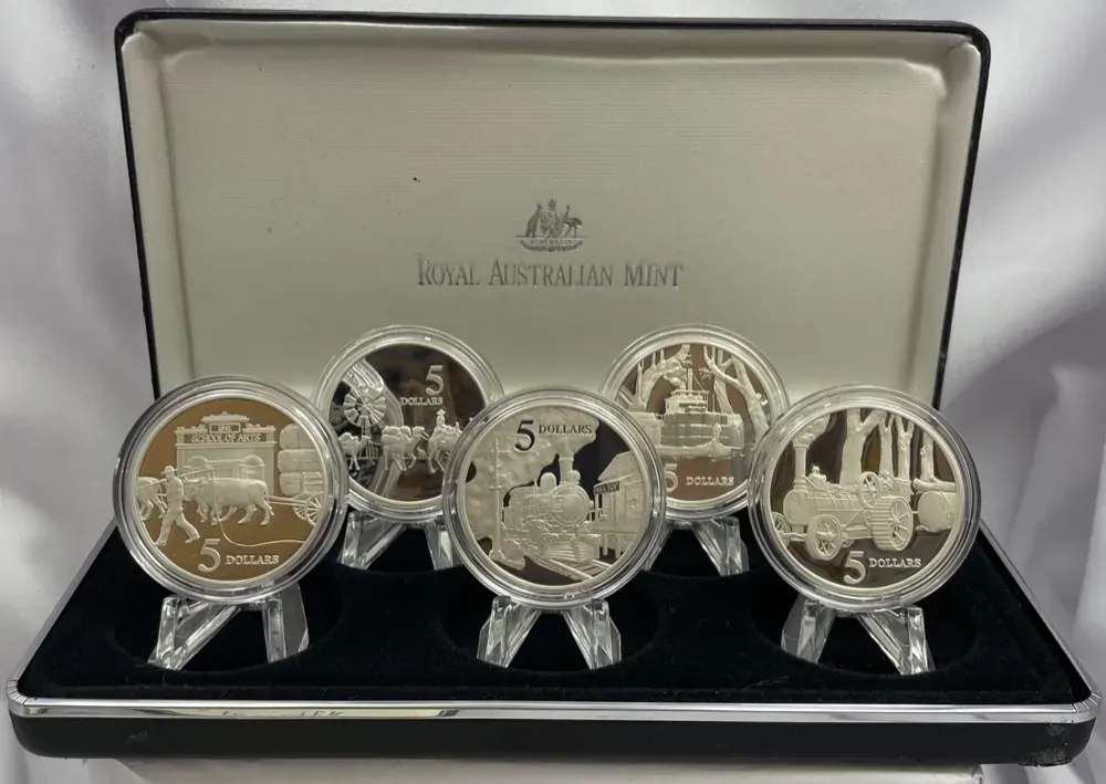 1997 Masterpieces in Silver The Opening Of The Continent Damaged Box