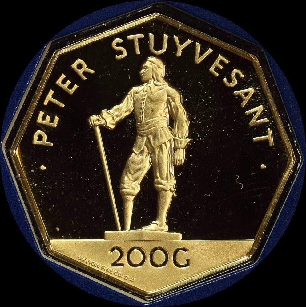 Netherlands Antilles 1977 Gold 200 Guilders KM# 18 FDC product image