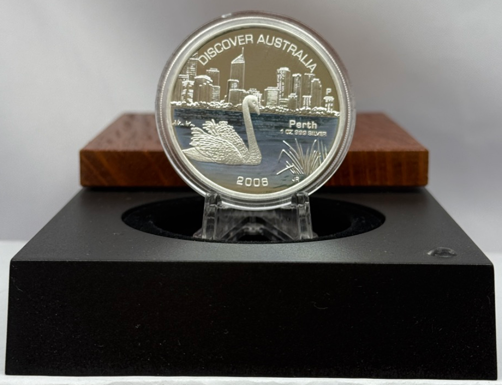 2006 Silver 1 Ounce Proof Coin Discover Australia Perth