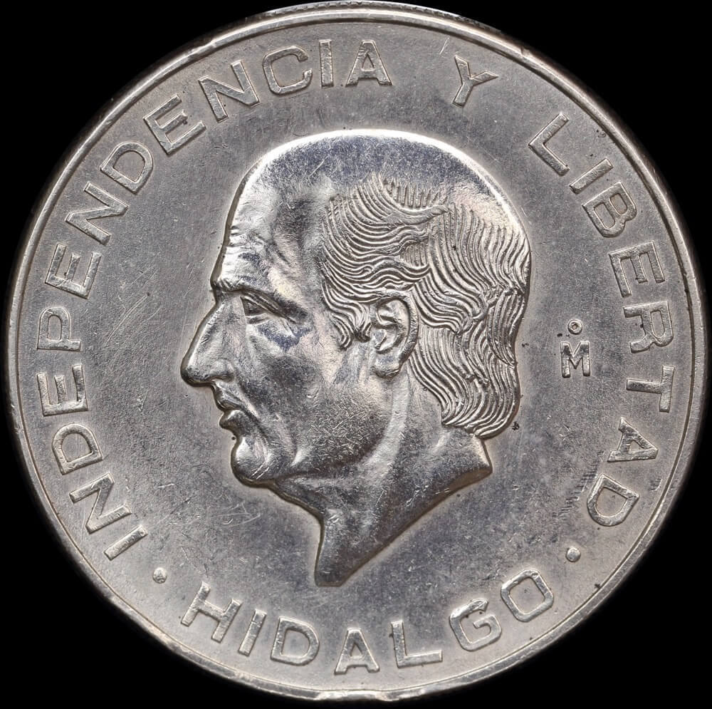 Mexico 1955 Silver 10 Pesos KM#474 Uncirculated product image