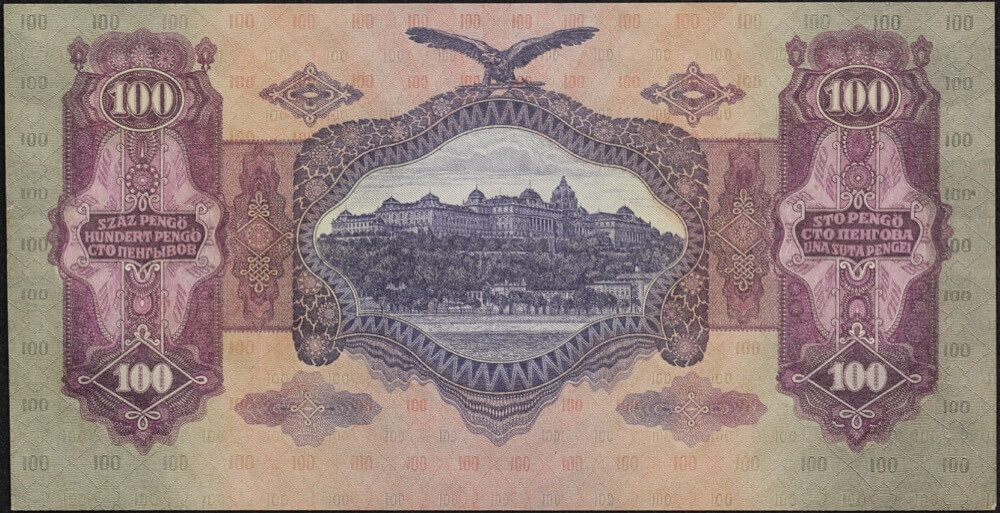 Hungary 1930 100 Pengo P# 98 Uncirculated product image