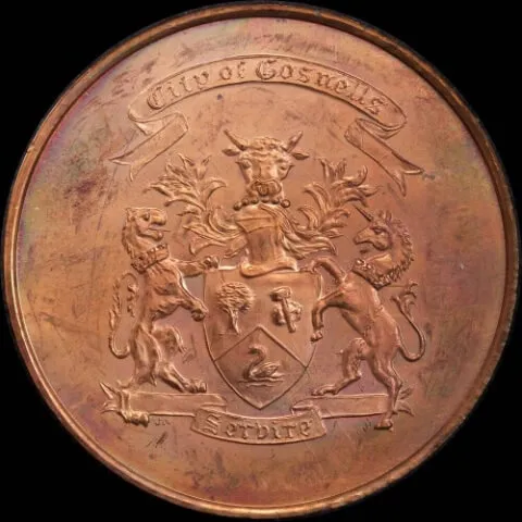 1977 Copper Medallion - Gosnells Sesquicentenary
