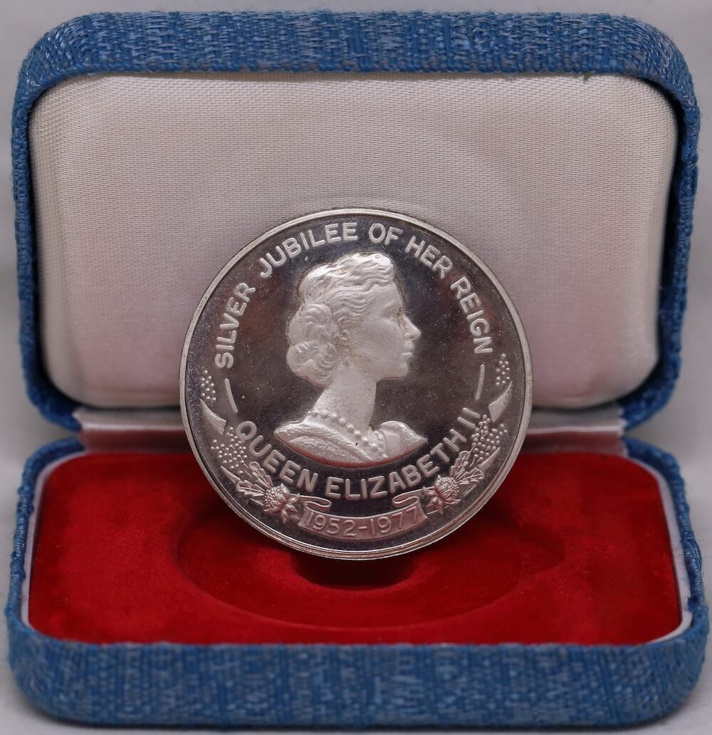 1977 Royal Visit Silver Medallion