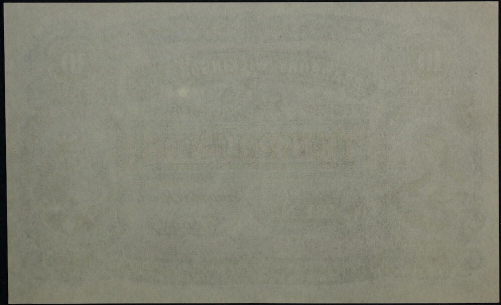 Bradbury Wilkinson & Co Ten Pound Advertising Note Uncirculated