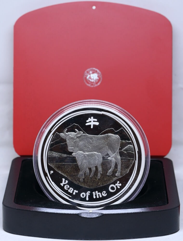 2009 Silver 1 Kilo Proof Year of the Ox Australian Lunar Series II product image