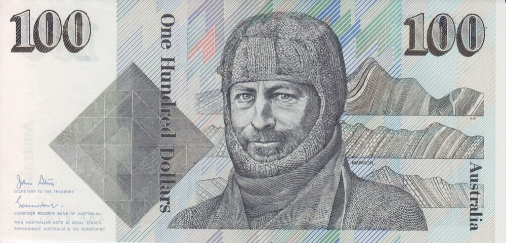 1984 $100 Note ZAA First Prefix Johnston/Stone R608F Uncirculated