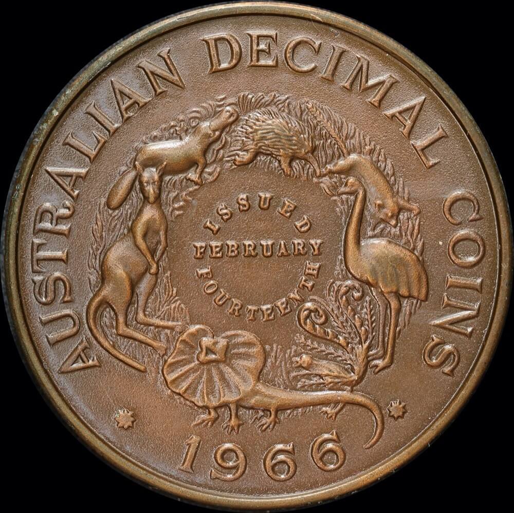 Royal Australian Mint Medallion Bronze 1966 Introduction of Decimal Currency Uncirculated product image