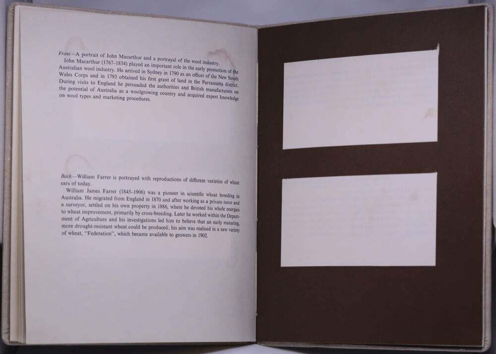 1966 Type I Specimen Banknote Album (Empty)