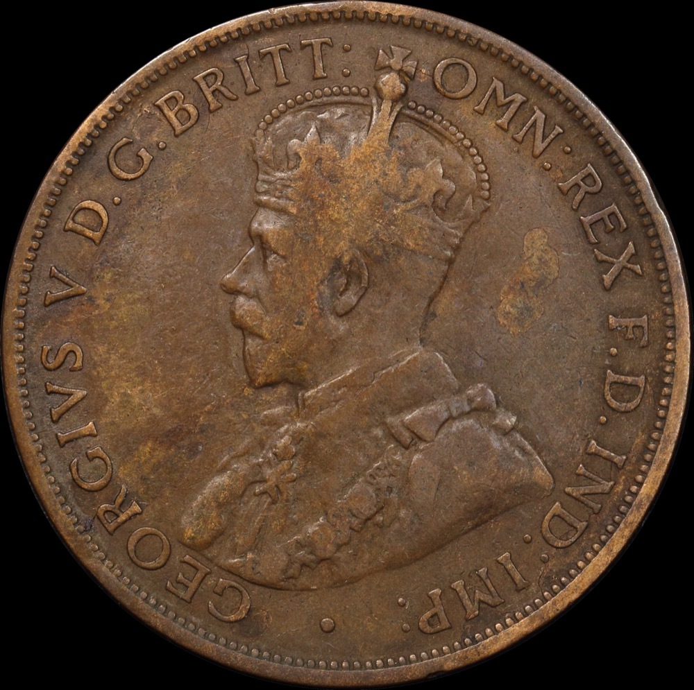 1919 Penny Double Dot Very Good