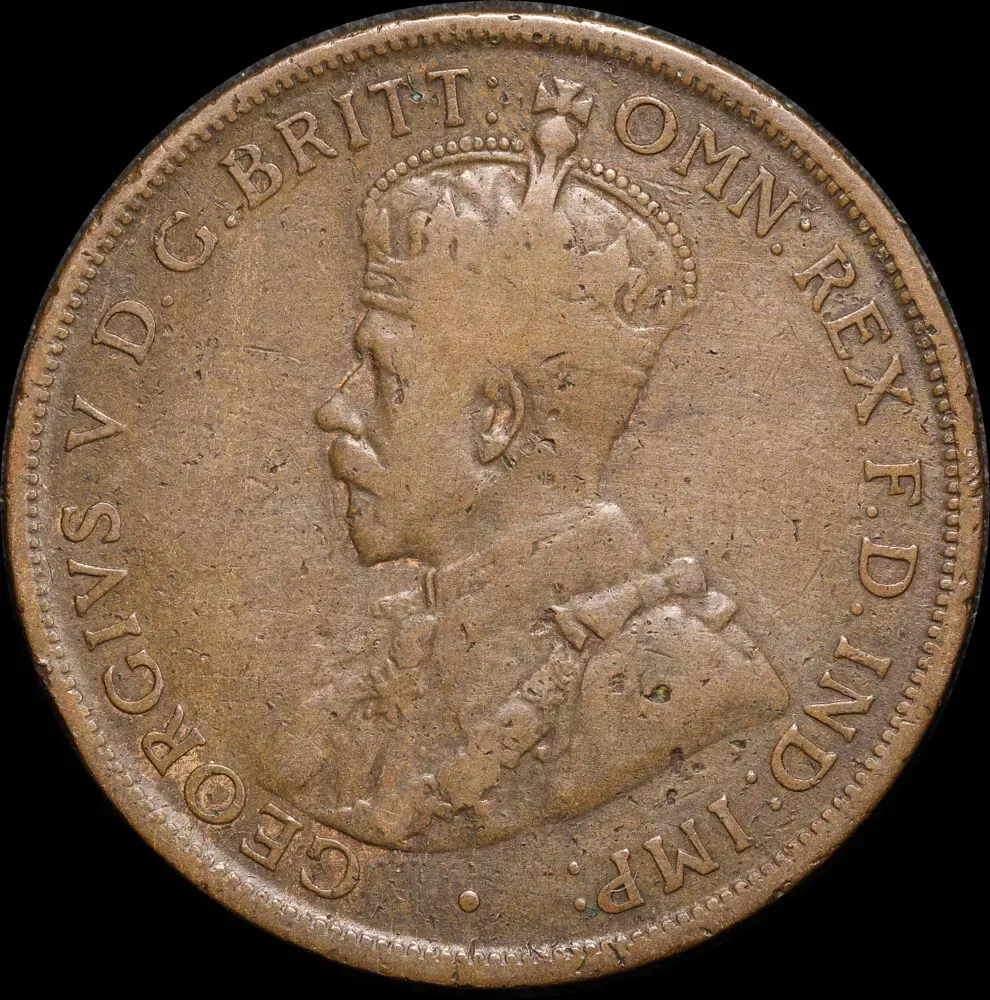 1919 Penny Double Dot Very Good