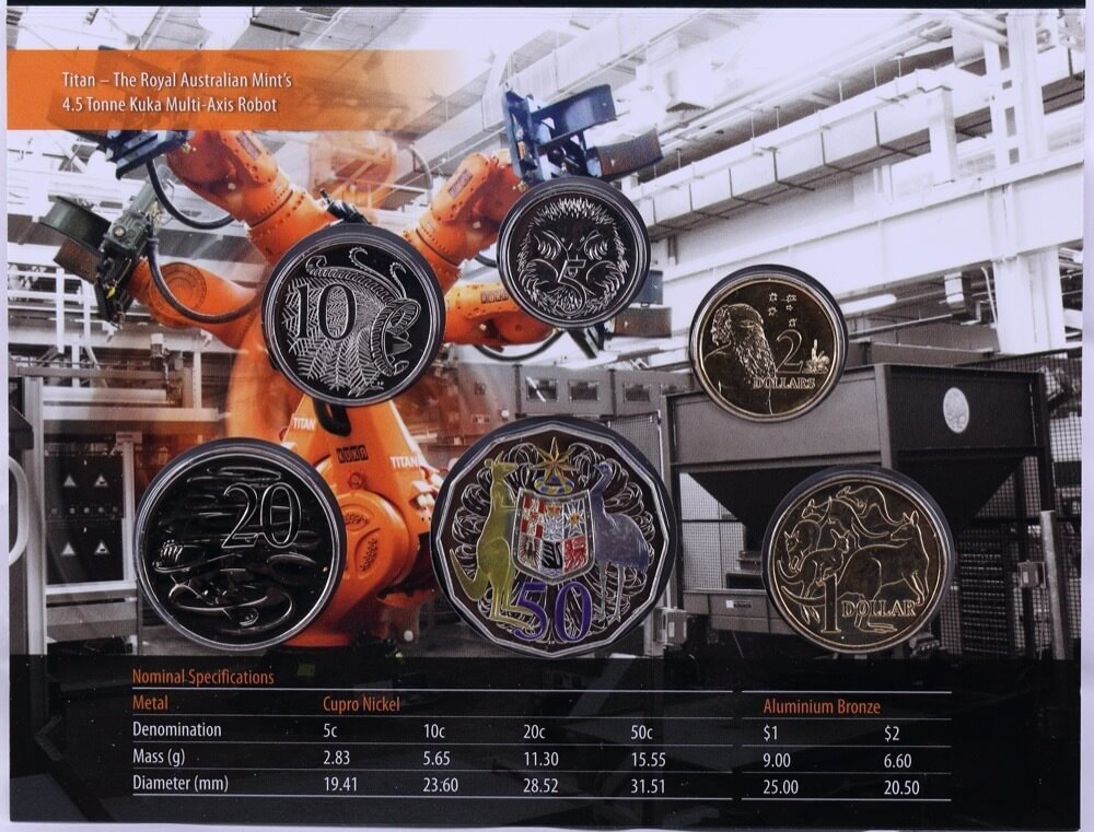 Australia 2012 Uncirculated Mint Coin Set Special Edition - Berlin World Money Fair Overprint product image