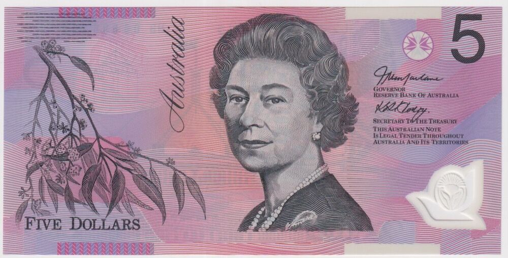 2006 $5 Note McFarlane/Henry HB06 Last Prefix 220dL Uncirculated