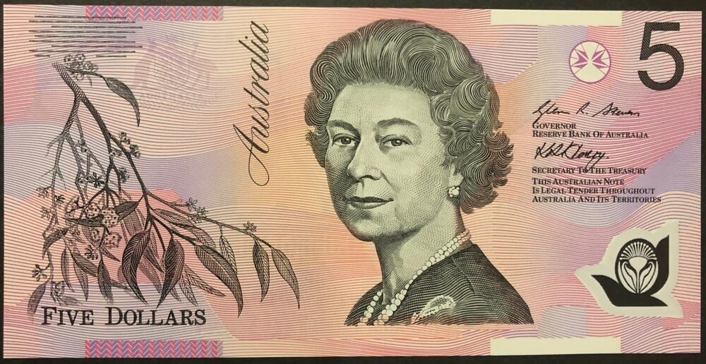 2008 $5 Note Stevens/Henry BA08 First Prefix 221bF Uncirculated