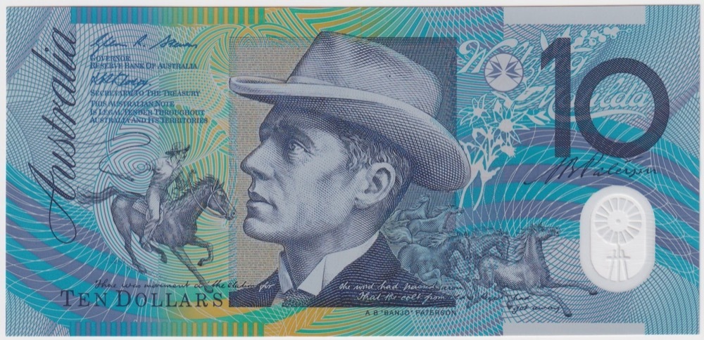 2007 $10 Note Stevens/Henry GL07 Last Prefix R321aL Uncirculated