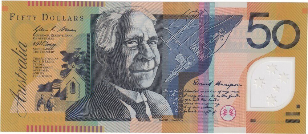 2008 $50 Note Stevens/Henry AA08 First Prefix 521bF Uncirculated