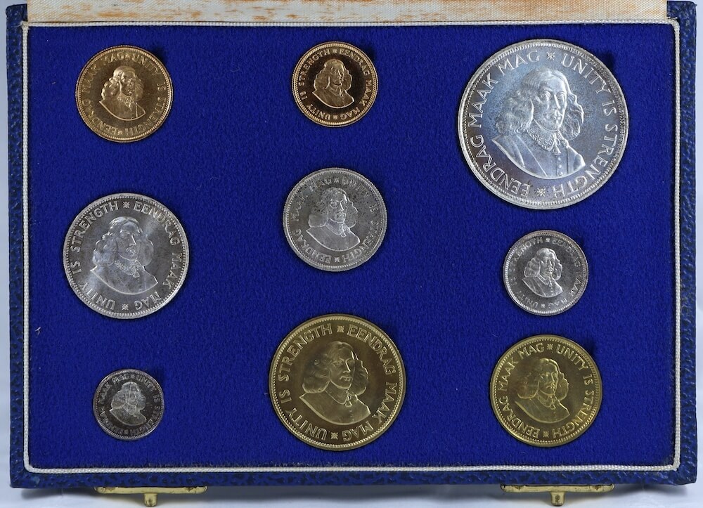 South Africa 1963 Long Proof Coin Set KM# PS56 FDC product image