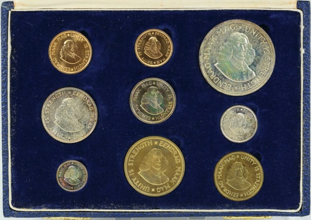 South Africa 1964 Long Proof Coin Set KM# PS59 FDC product image