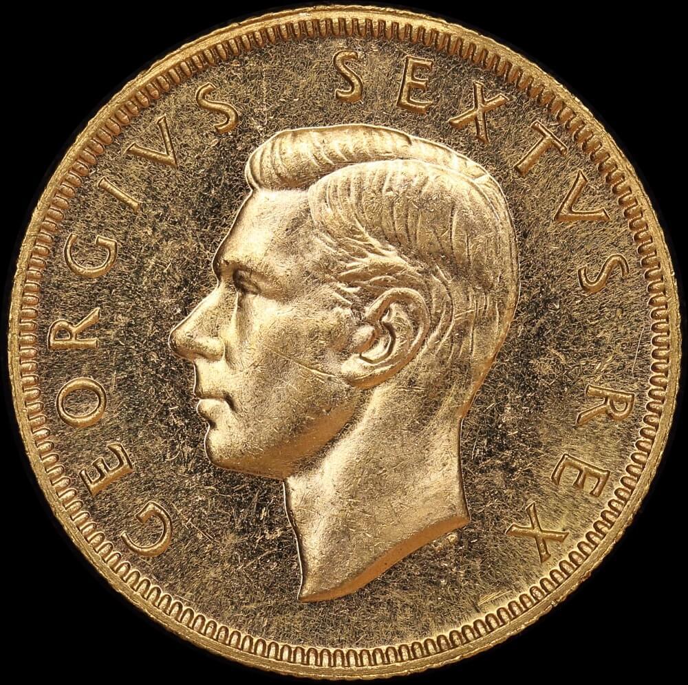 South Africa 1952 Gold Pound KM# 43 Uncirculated product image