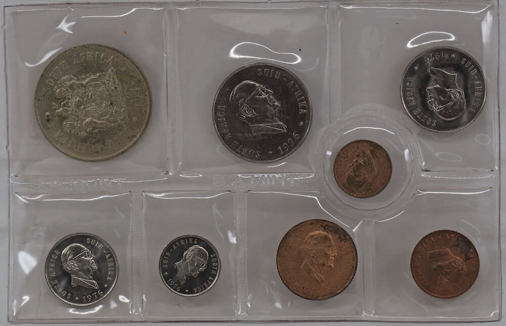 South Africa 1976 Uncirculated Mint Coin Set KM# MS13 Uncirculated product image