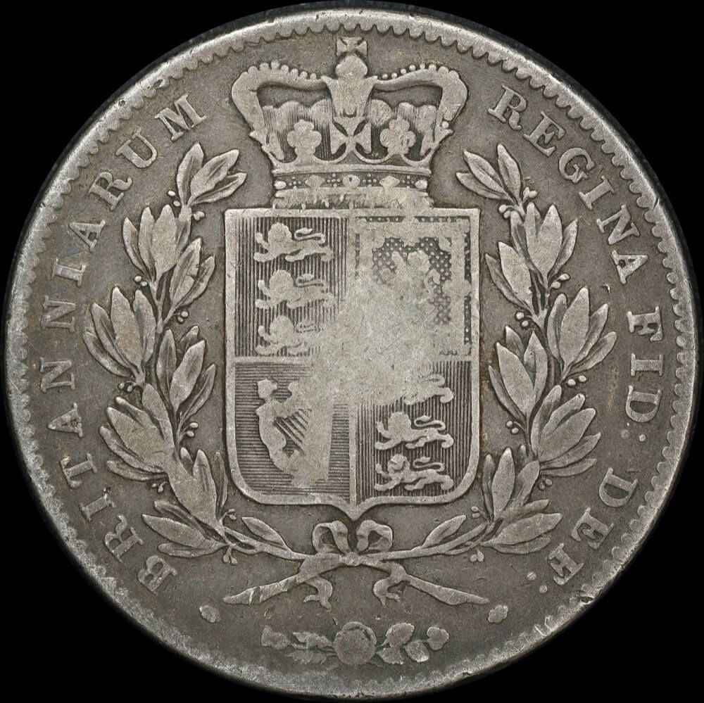 1847 Silver Crown Victoria S#3882 Fine product image