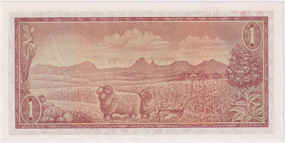 South Africa 1967 1 Rand Replacement Note P# 109bz Uncirculated product image