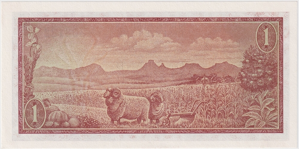 South Africa 1967 1 Rand P# 109b Uncirculated product image