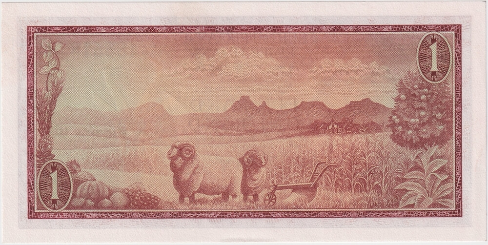 South Africa 1967 1 Rand P# 110b Uncirculated product image