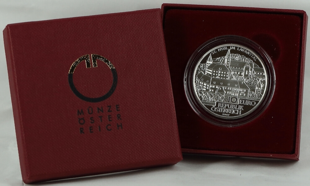 Austria 2006 2008 Silver 10 Euro Set of 6 Proof Coins Abbeys and Monasteries Series    product image