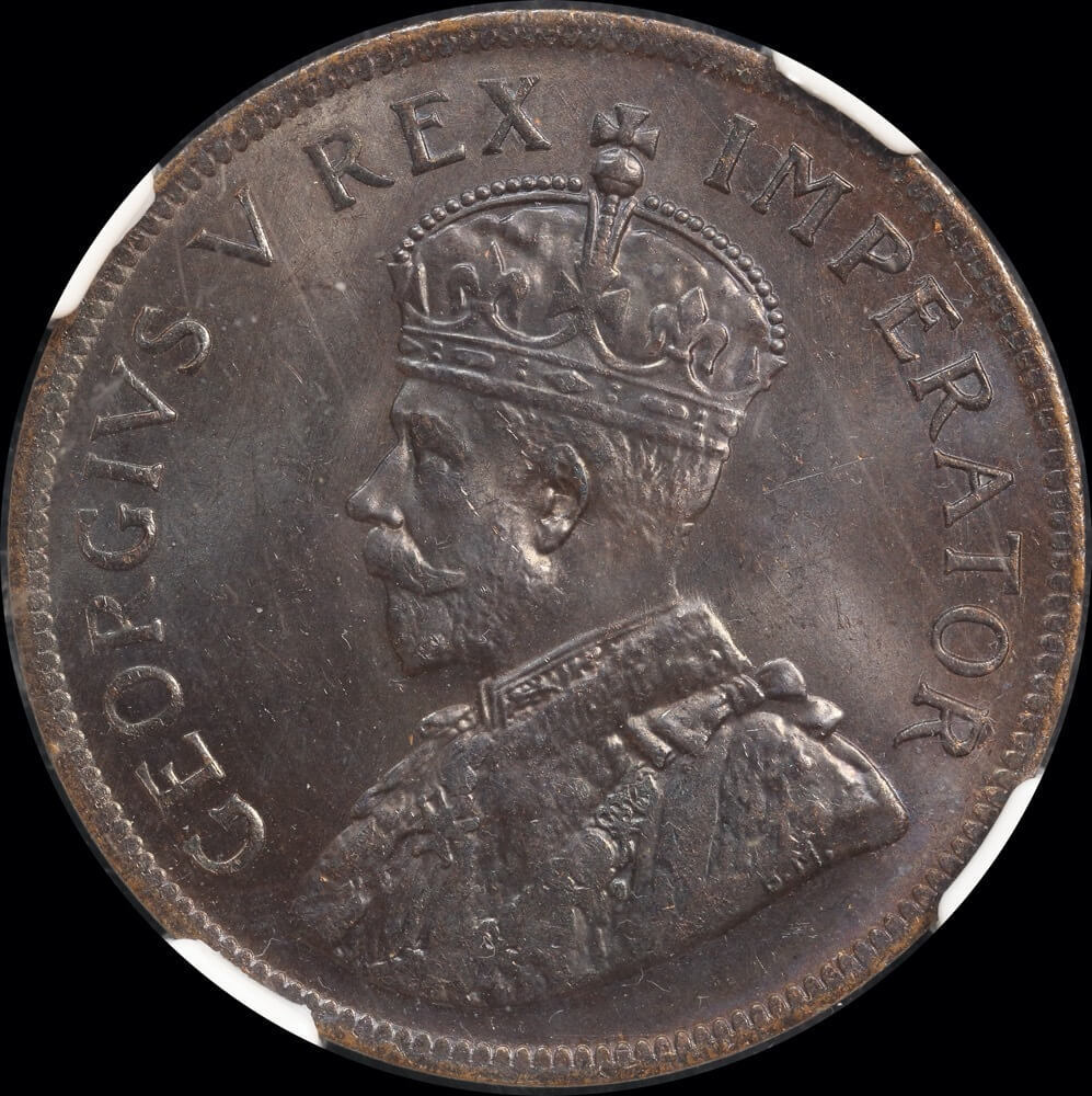 South Africa 1923 Copper Penny KM# 14.1 NGC MS64BN product image