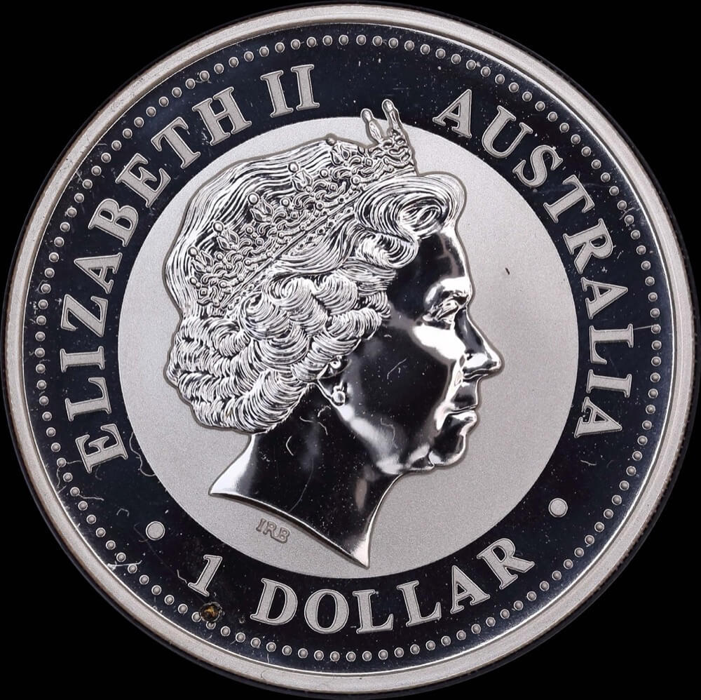 2001 Silver Lunar One Ounce Specimen Coin Snake product image