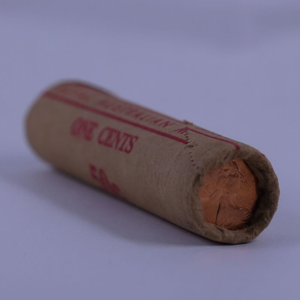 1973 One Cent RAM Mint Roll Heads Tails