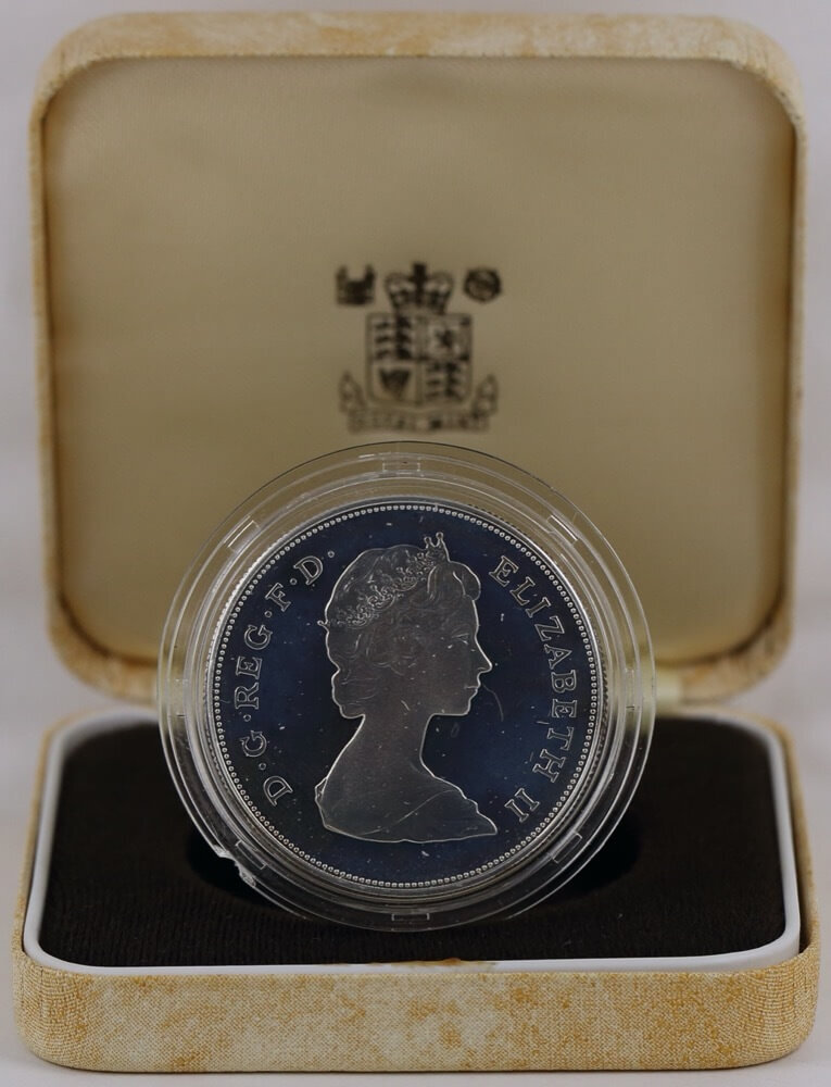 1980 Silver 25 Pence Proof Elizabeth II Queen Mother