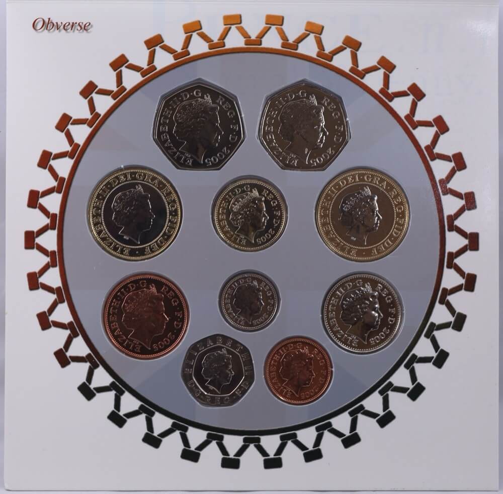 United Kingdom 2005 Uncirculated Mint Coin Set product image