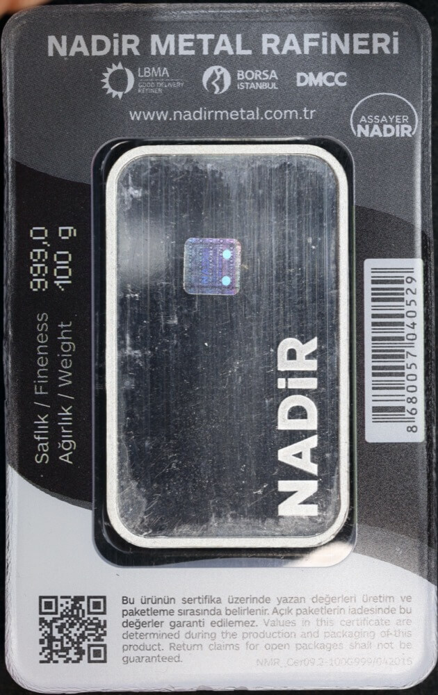 Generic Silver 100g Ingot