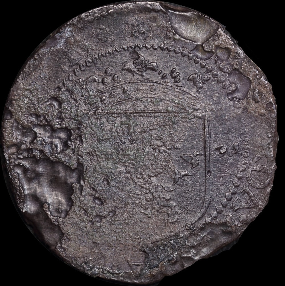 Heavily Encrusted Netherlands Silver Rijksdaalder ex Batavia shipwreck