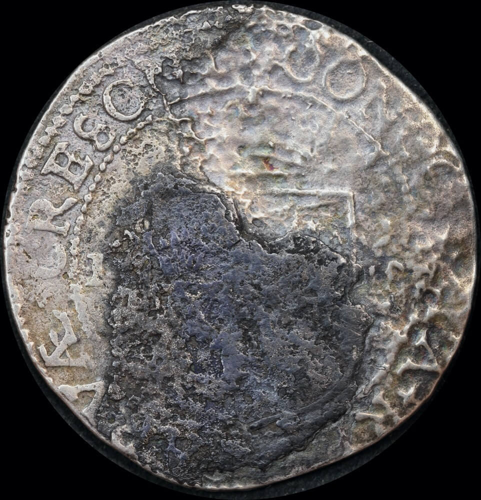 Netherlands (Utrecht) 1618 Silver Rijksdaalder Ex Batavia Shipwreck Very Good