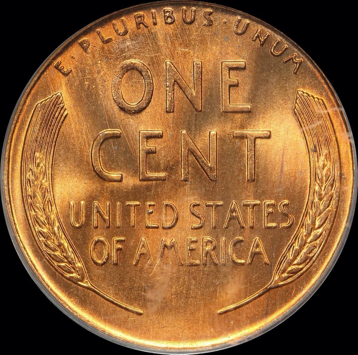 United States 1956-D Copper Cent KM# A 132 PCGS MS66RD product image