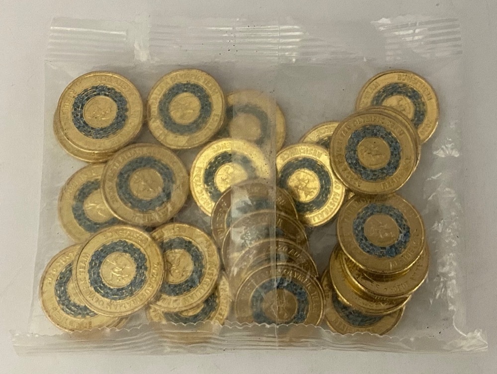 2020 Coloured $2 Security Bag of 25 Coins Australian Olympic Team Resilience product image