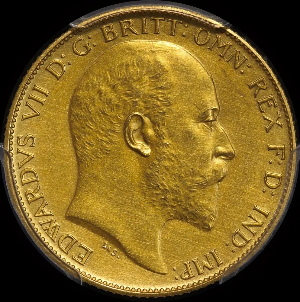 1902 Gold Proof Half Sovereign Edward VII S#3974A PCGS PR62