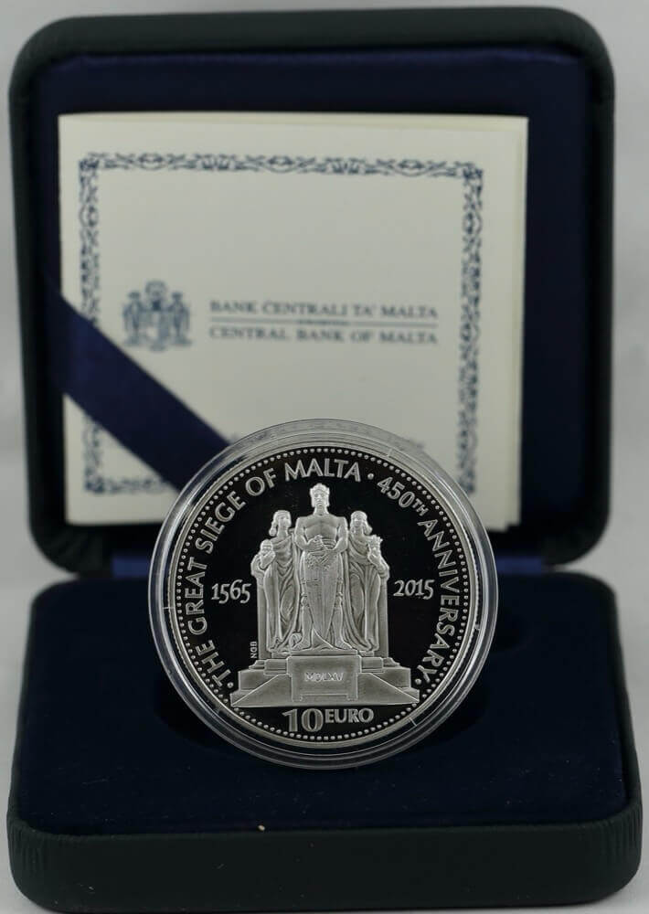 Malta 2015 Silver Proof 10 Euro Coin Great Siege of Malta product image