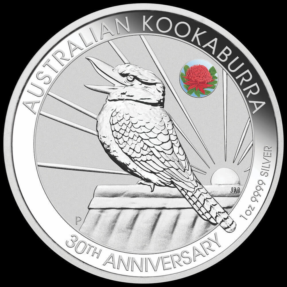 2020 Silver One Ounce Unc Privy Mark Waratah Sydney Money Expo Special product image