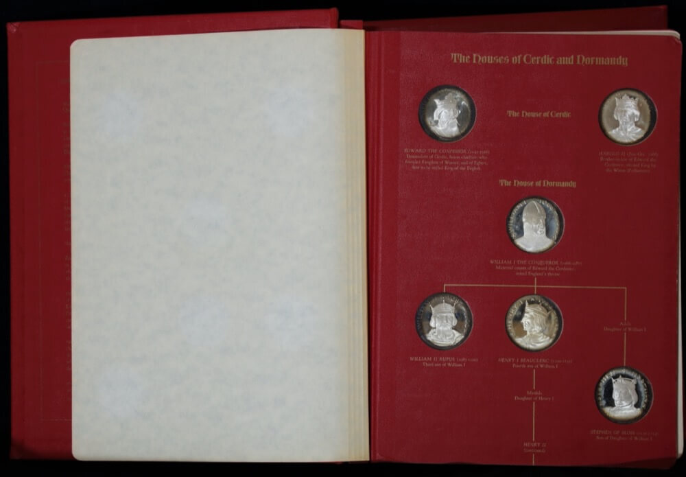 Kings and Queens Silver Medal Collection Franklin Mint 21.23ozt ASW