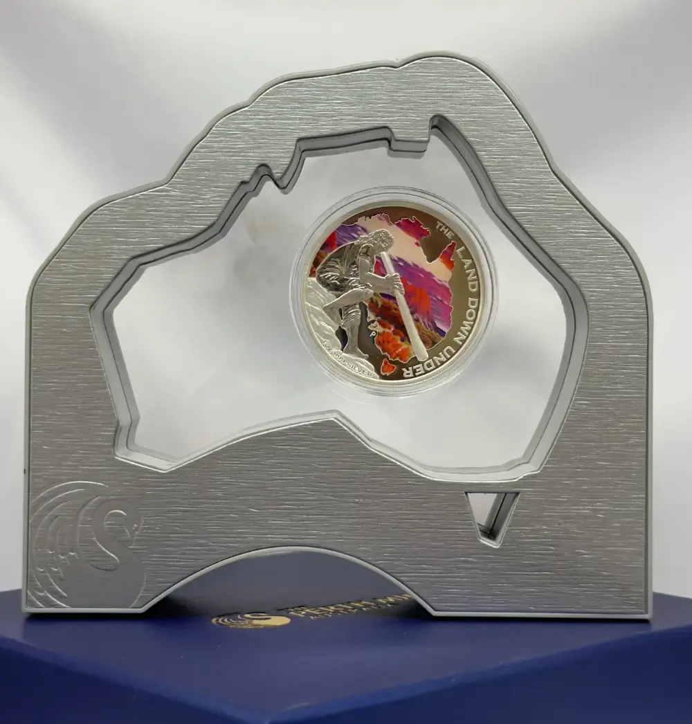 2013 Silver 1 oz Proof The Land Down Under - Digeridoo