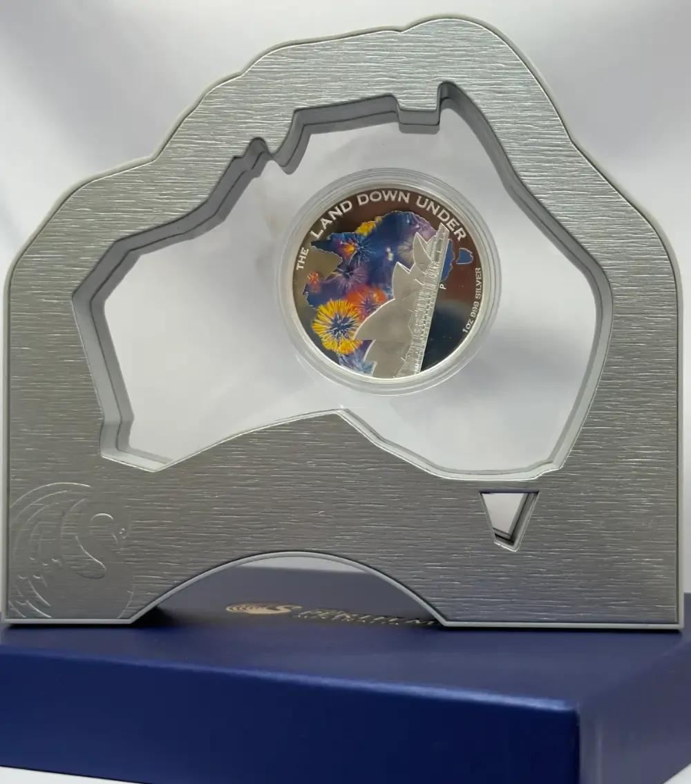 2013 Silver 1 oz Proof The Land Down Under - Sydney Opera House