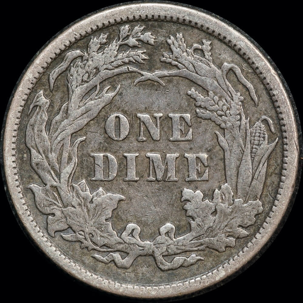 USA 1891 Silver Dime KM# A92 Extremely Fine product image