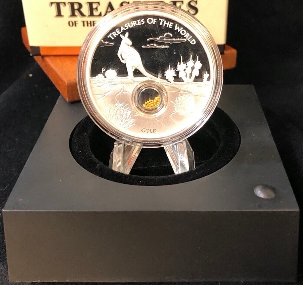2014 Silver 1oz Proof Coin Treasures of the World - Gold Locket product image